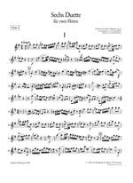 Quantz: Sechs Duette op. 2, Heft I Product Image