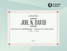 David: Ricercare a-moll (Fünfstimmig)