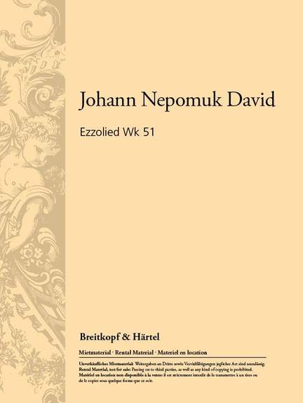 David: Ezzolied. Oratorium Wk 51