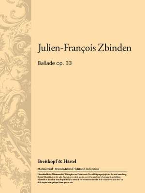 Zbinden: Ballade op. 33