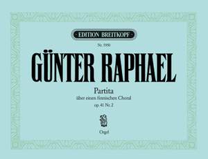 Raphael: Partita ü. finn.Choral op.41/2