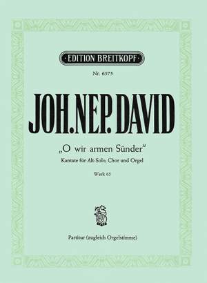 David: O Wir armen Sünder Wk 65