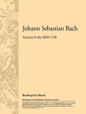 Bach, JS: Sanctus D-dur BWV 238