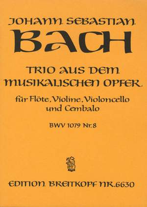 Bach, JS: Trio BWV 1079/8