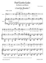 Busoni: Fünf Goethelieder Product Image