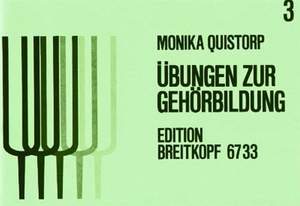 Quistorp: Übungen zur Gehörbildung Heft3