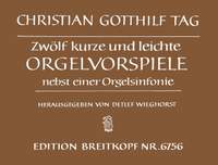 Tag: 12 kurze u.leichte Orgelvorsp.