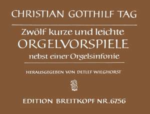 Tag: 12 kurze u.leichte Orgelvorsp.