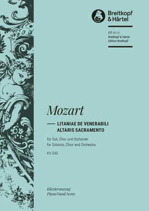 Mozart: Litaniae de venerabili KV 243