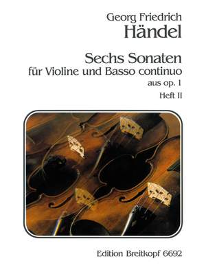 Händel: 6 Sonaten op. 1, Nr. 13,14,15