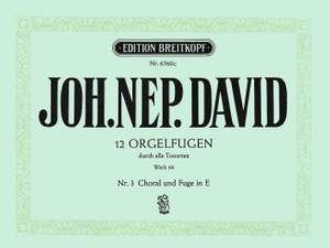 David: 12 Orgelfugen Wk 66, Heft 3 E
