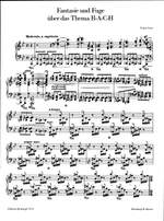 Liszt: Fantasie und Fuge über B-A-C-H Product Image