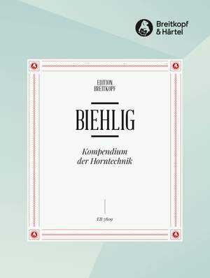 Biehlig: Kompendium der Horntechnik