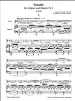 Schumann: Sonate Nr. 1 a-moll op. 105 Product Image