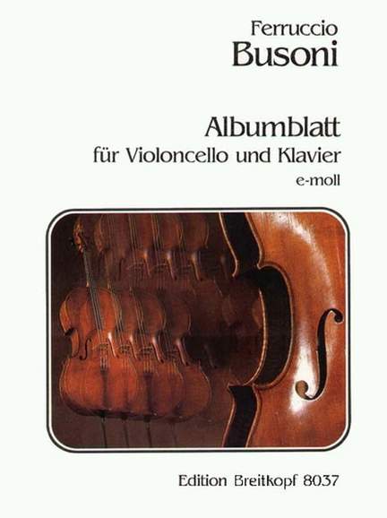 Busoni: Albumblatt