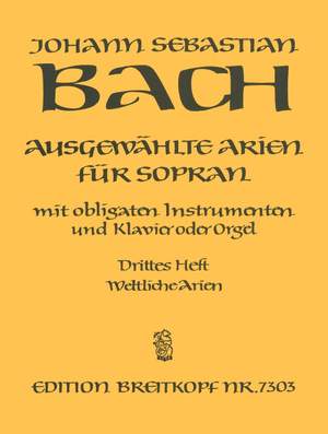 Bach, JS: Ausgewählte Arien für Sopran 3