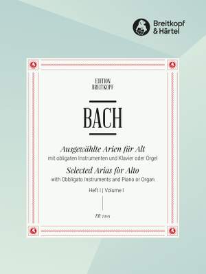 Bach, JS: Ausgewählte Arien für Alt 1