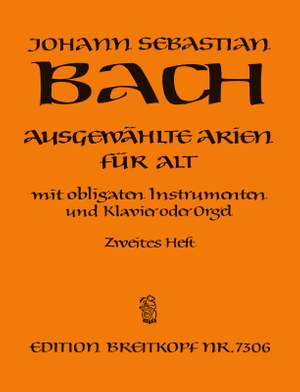 Bach, JS: Ausgewählte Arien für Alt 2