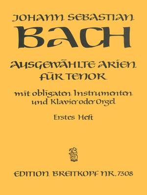 Bach, JS: Ausgewählte Arien für Tenor 1
