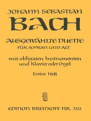 Bach, JS: Ausgew. Duette Sopran u. Alt 1