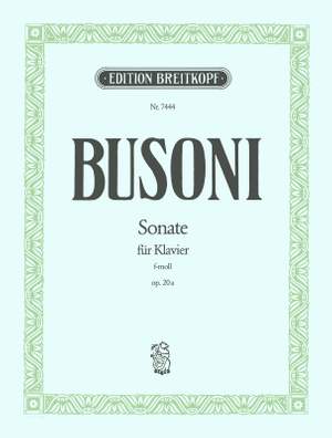 Busoni: Sonate f-moll op. 20a