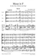Schubert: Messe F-dur D 105 Product Image