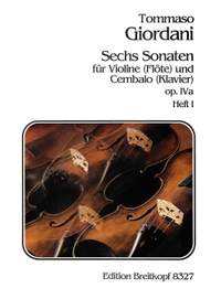Giordani: Sechs Sonaten op. IVa, Heft 1
