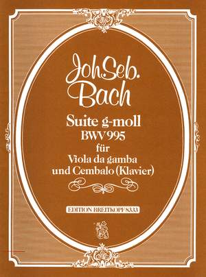 Bach, JS: Suite g-moll BWV 995