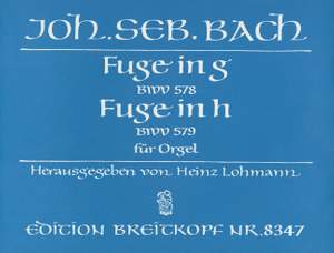 Bach, JS: 2 Fugen G-,h-moll BWV 578,579