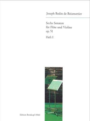 Boismortier&#x3A;&#x20;Sechs&#x20;Sonaten&#x20;op.&#x20;51,&#x20;Heft&#x20;1