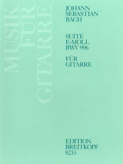 Bach, JS: Suite e-moll BWV 996