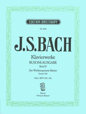 Bach, JS: Wohltemperiertes Klavier II/1