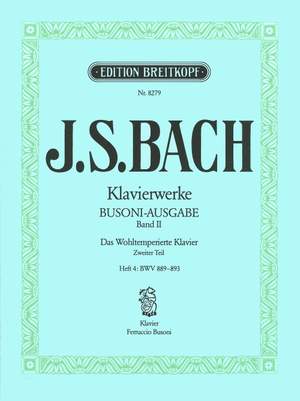 Bach, JS: Wohltemperiertes Klavier II/4