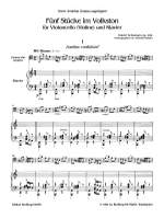 Schumann: Fünf Stücke im Volkston op.102 Product Image