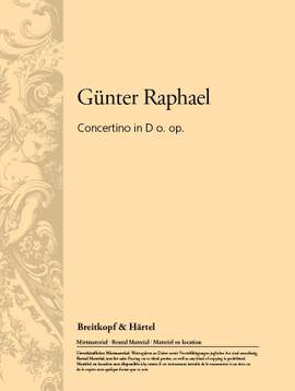 Raphael: Concertino in D o.op.