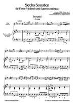 Hasse: Sechs Sonaten op. 5, Heft 1 Product Image