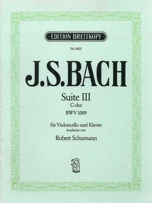 Bach, JS: Suite III C-dur BWV 1009