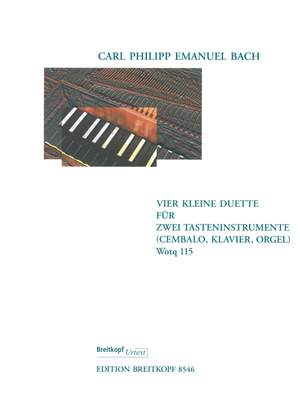 Bach, CPE: Vier Kleine Duette Wotq 115