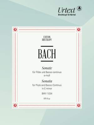 Bach, JS: Sonate e-moll BWV 1034