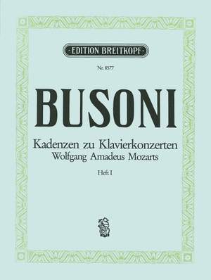 Busoni: Mozart Klavierkonzert Kadenzen Bd1