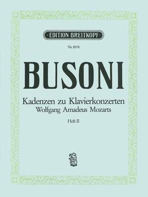 Busoni: Mozart Klavierkonzert Kadenzen Bd2