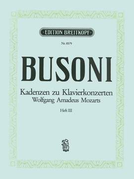 Busoni: Mozart Klavierkonzert Kadenzen Bd3