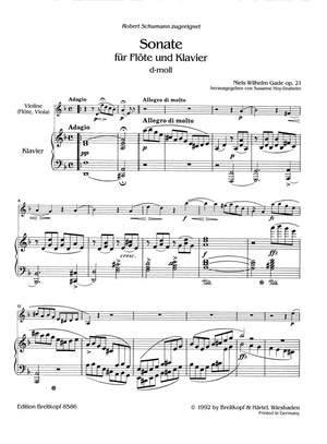 Gade: Sonate Nr. 2 d-moll op. 21