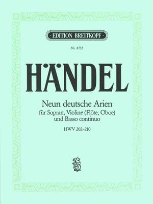 Händel: Neun Deutsche Arien