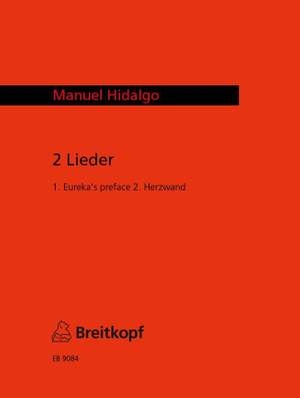 Hidalgo: Zwei Lieder für Frauenstimme und Klavier