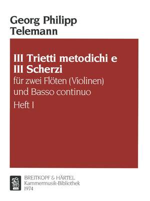 Telemann: Trietto Metodicho, Nr. 1 A-dur