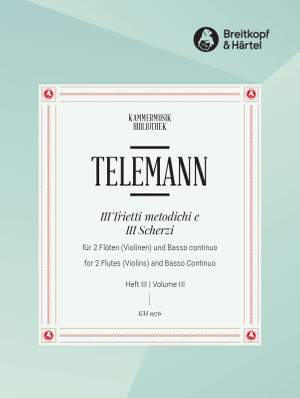 Telemann: Trietto Metodicho, Nr. 3 D-dur