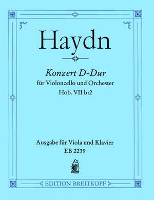 Haydn: Vc-Konzert D-dur HOB VIIB:2