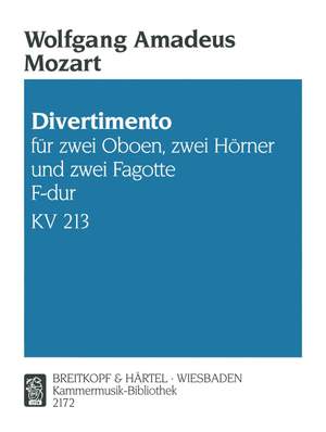 Mozart: Divertimento F-dur KV 213
