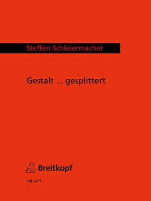 Schleiermacher: Gestalt ... gesplittert
